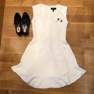 J Crew Sleeveless Flounce Dress